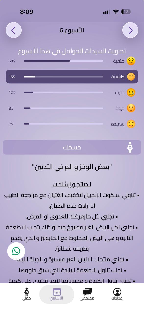 شاشة الأسابيع